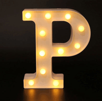 Luminous LED Alphabet