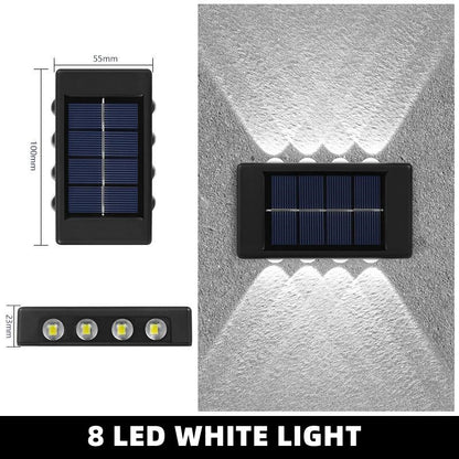 Luminous Solar Waterproof Wall Lamp